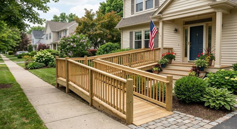 Entrance Ramp Installation in Wilmington, NC