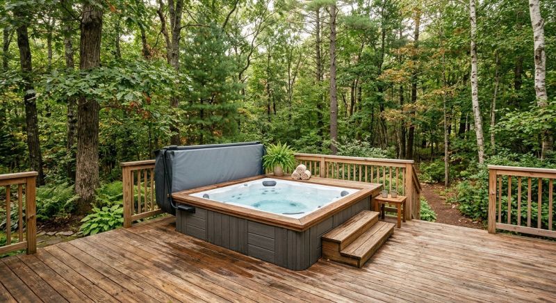 Hot Tub Deck Installation in Stamford, CT
